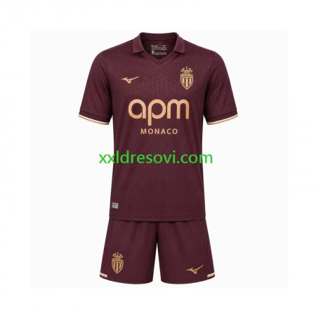 AS Monaco Gostujući Dječji Nogometni Dres 2026-2027